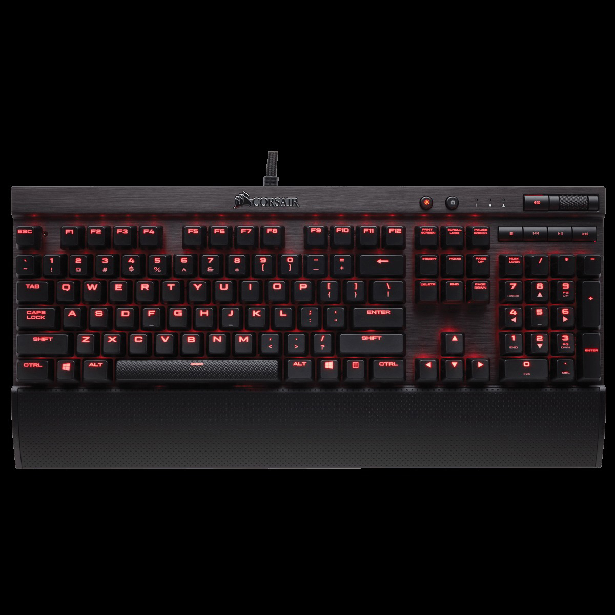 CORSAIR K70 RAPIDFIRE, Gaming Tastatur, Mechanisch, Cherry MX Speed, Schwarz