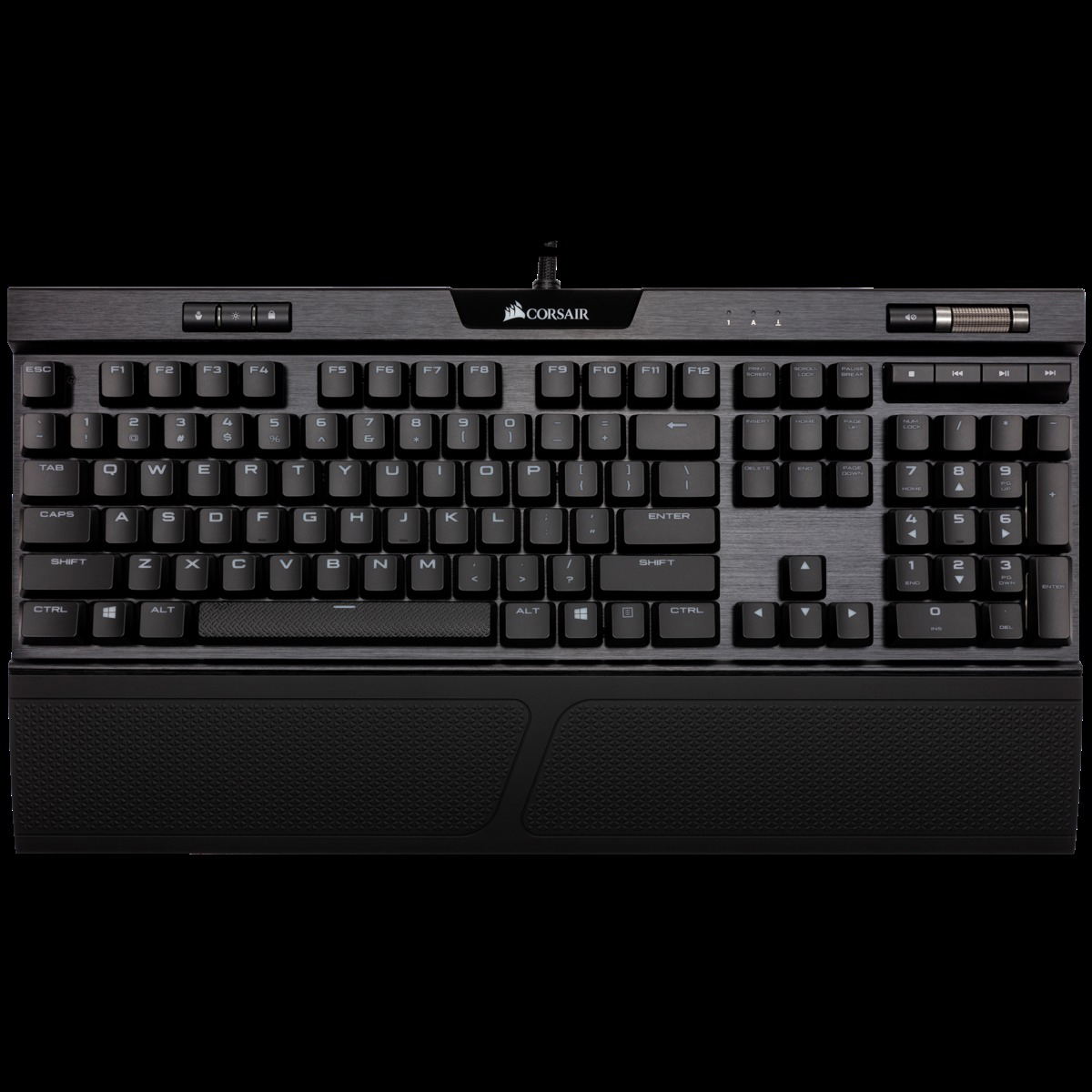 CORSAIR K70 RGB MK.2 LOW PROFILE RAPIDFIRE, Gaming Tastatur, Mechanisch, Cherry MX Low Profile, kabelgebunden, Schwarz