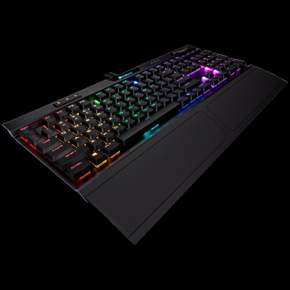 Mechanisch, Gaming MK.2 Tastatur, RGB Schwarz RAPIDFIRE, LOW kabelgebunden, K70 PROFILE CORSAIR