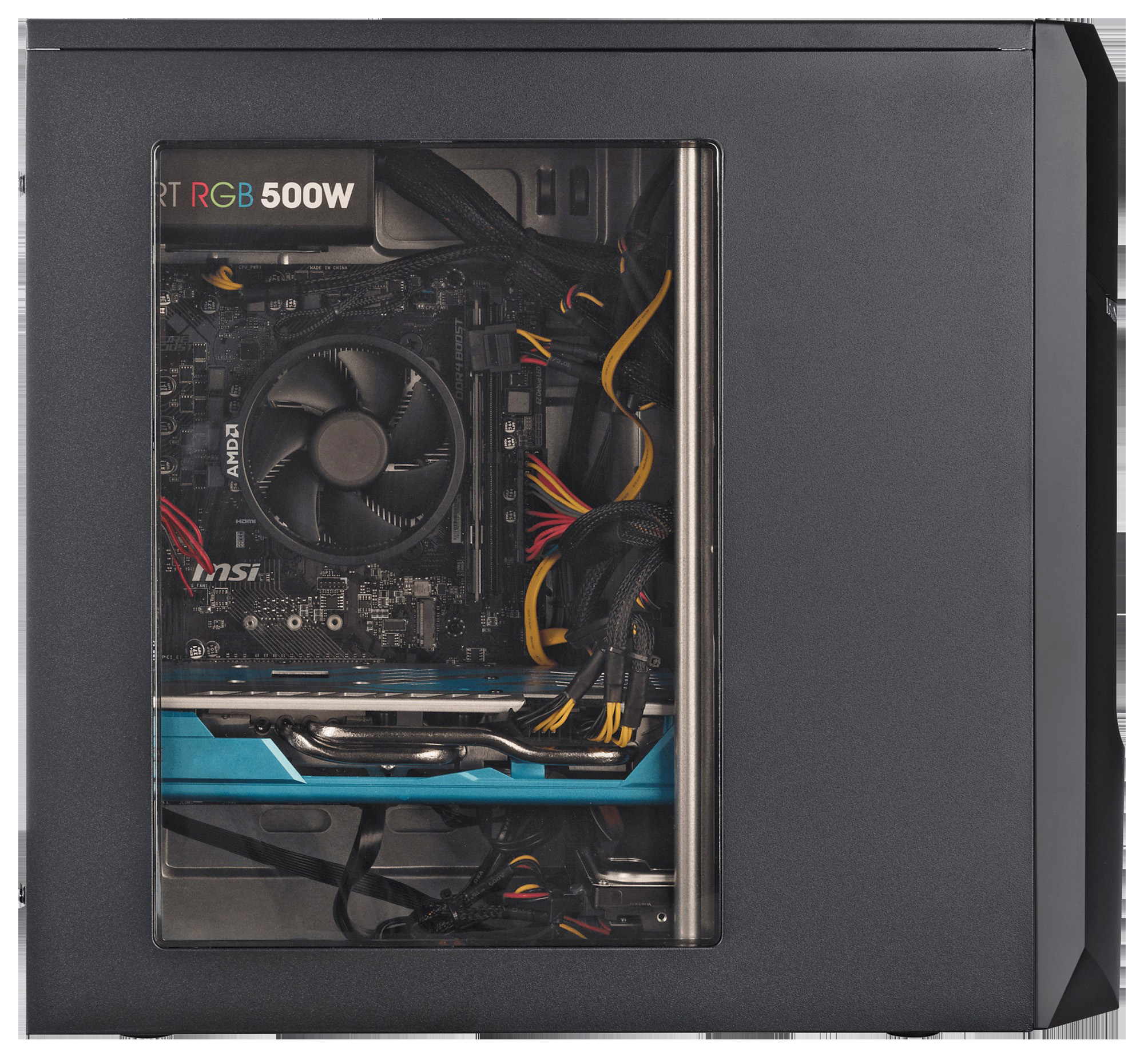 CAPTIVA Gaming R47-738 - AMD Ryzen™ 5 2600 - 16 GB - 500 GB - NVIDIA Radeon™ RX 570 - Windows 10 (64 Bit)