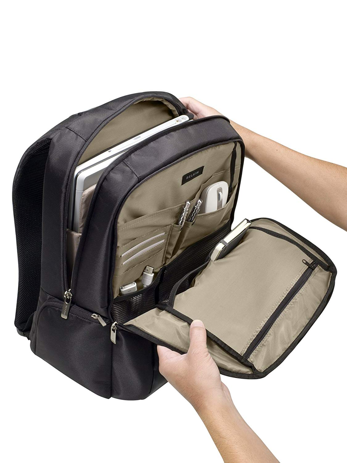 Mochila para portátil 15.6" - Belkin Suit Line Collection Back pack, Negro