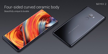 Móvil - Xiaomi Mi Mix 2, Negro, 64 GB, 6 GB RAM, 6", Snapdragon 835, 3400 mAh, Android