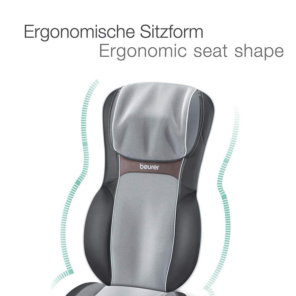 Funda de masaje - Beurer MG 295, Shiatsu en 3D, Para asiento, Negro