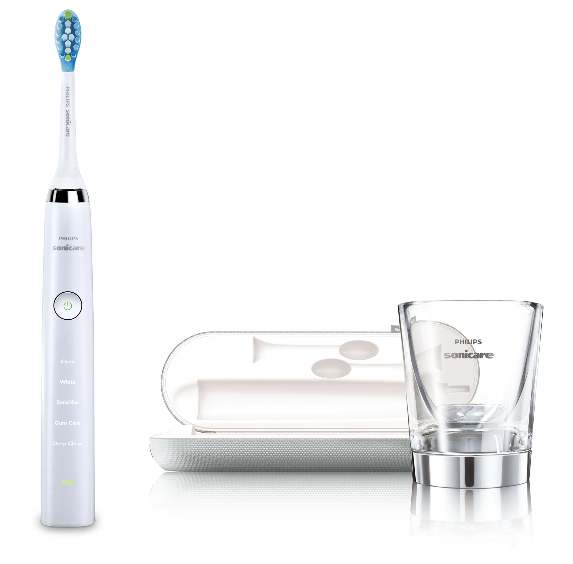 PHILIPS Sonicare DiamondClean HX9339/89 elektrische Schallzahnbürste, weiß Elektrische Zahnbürste Weiß