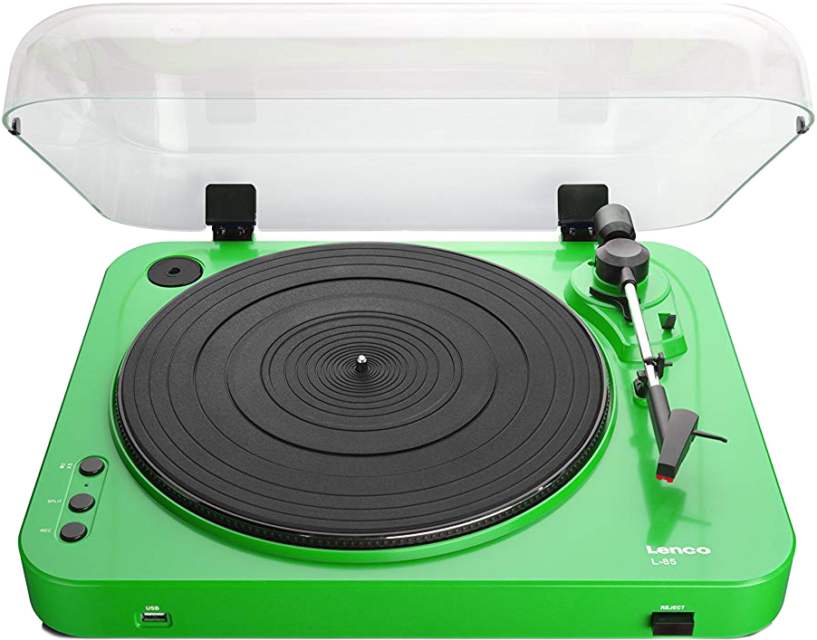 LENCO L-85 lemezjátszó, zöld