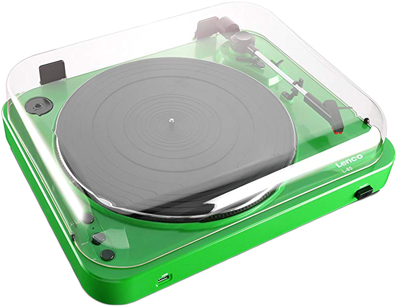 LENCO L-85 lemezjátszó, zöld