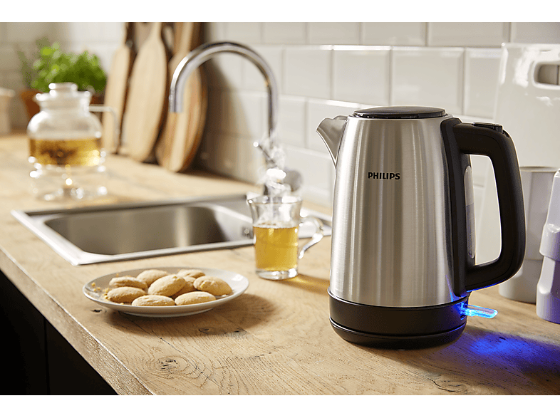 Philips HD9350/90 Daily Collection Wasserkocher (Silber, Schwarz, 1.7 l, 2200 Watt) — Foto 4 von 5