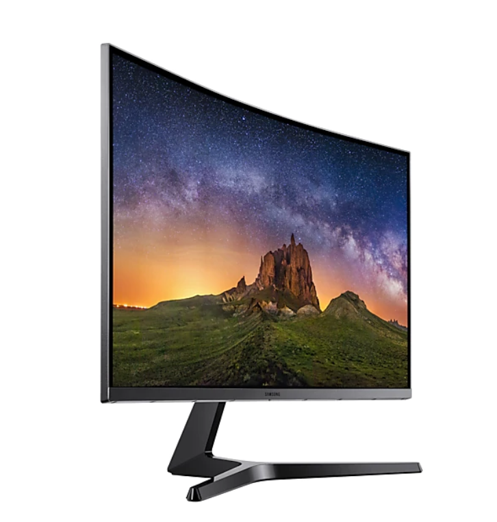 SAMSUNG Monitor C27JG50, 27 Zoll, grau (LC27JG50QQUXEN) 27 Zoll Monitor, WQHD, 4 ms Reaktionszeit, 300 cd/m², 144 Hz, Grau