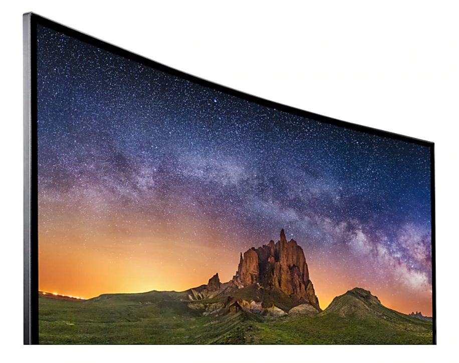 SAMSUNG Monitor C27JG50, 27 Zoll, grau (LC27JG50QQUXEN) 27 Zoll Monitor, WQHD, 4 ms Reaktionszeit, 300 cd/m², 144 Hz, Grau