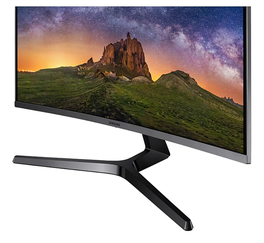 SAMSUNG Monitor C27JG50, 27 Zoll, grau (LC27JG50QQUXEN) 27 Zoll Monitor, WQHD, 4 ms Reaktionszeit, 300 cd/m², 144 Hz, Grau