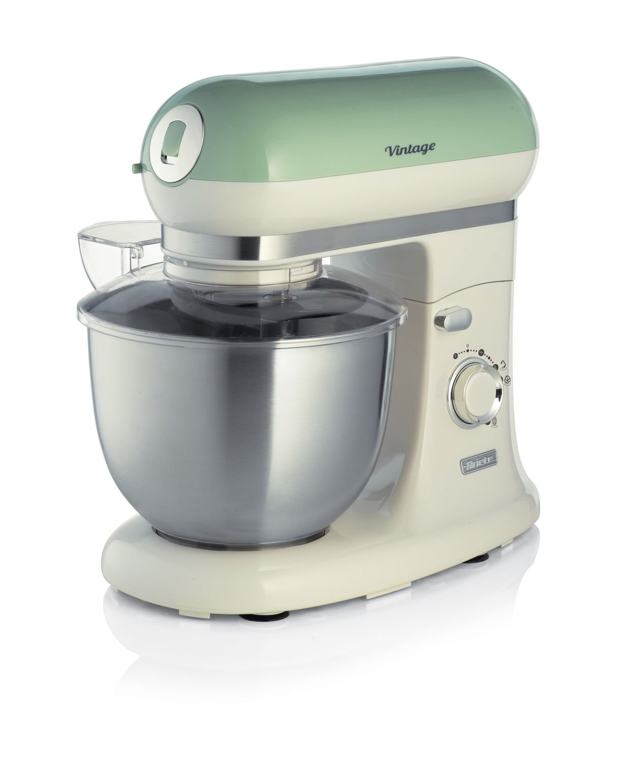 Robot de cocina - Ariete 1588/04 Vintage, 2400 W, 5.5 L, 10 velocidades, Verde