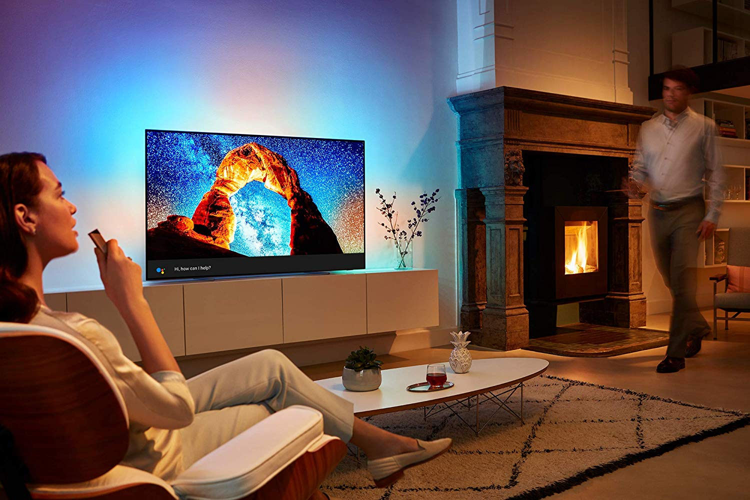 TV OLED 55" - Philips 55OLED803/12, Ultra HD 4K, Android TV, Ambilight, HDR Perfect, P5.