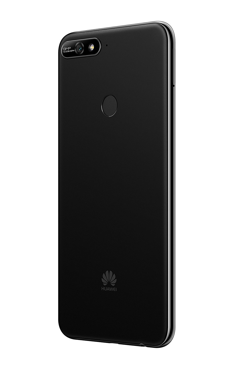 Móvil - Huawei Y7 2018, 5.99'' HD+, Procesador Qualcom Snapdragon 430, 16 GB, 2 GB RAM, 8 + 13 MP, Triple SIM, 4G, Batería 3000 mAh, Negro