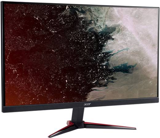 Monitor gaming - Acer NITRO VG270, 27", Full HD, IPS, 1ms, HDMI, VGA, Negro y rojo