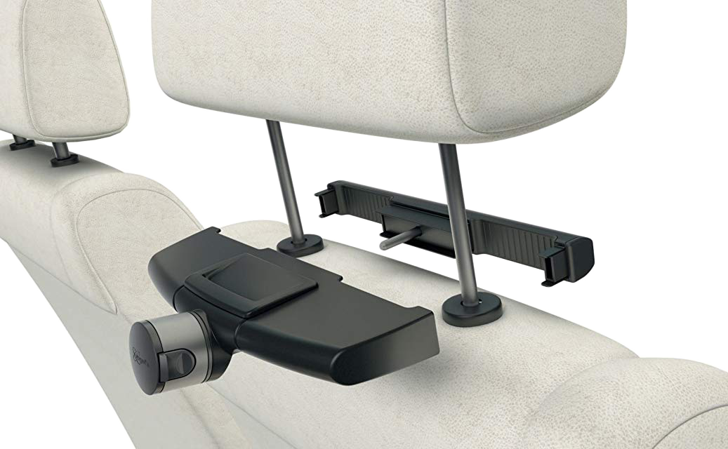 Egy fekete Trust Gaming egérpad piros és fehér elemekkel.