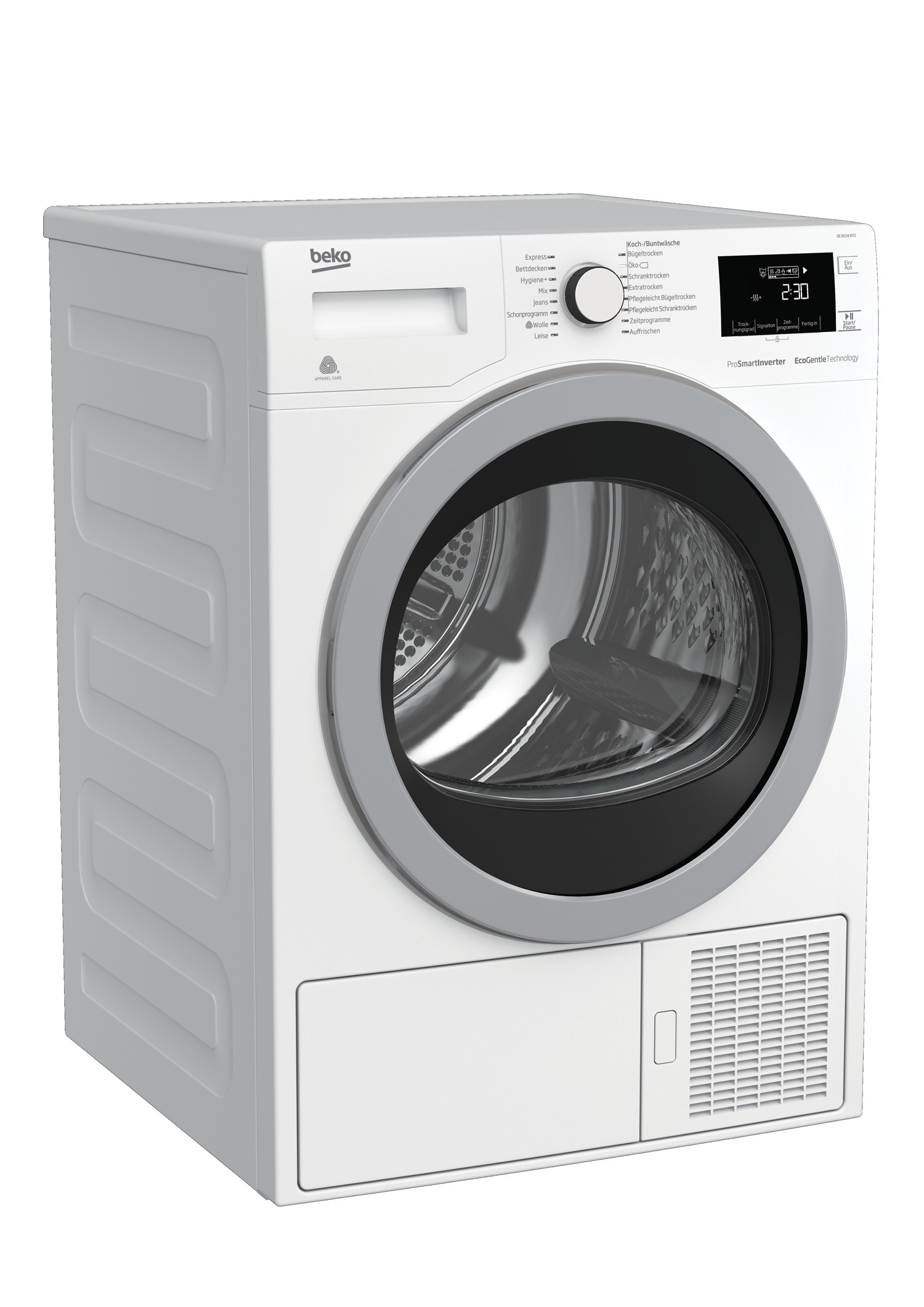 BEKO DE 8634 RX 0 Trockner (8 kg, A+++, Weiß)