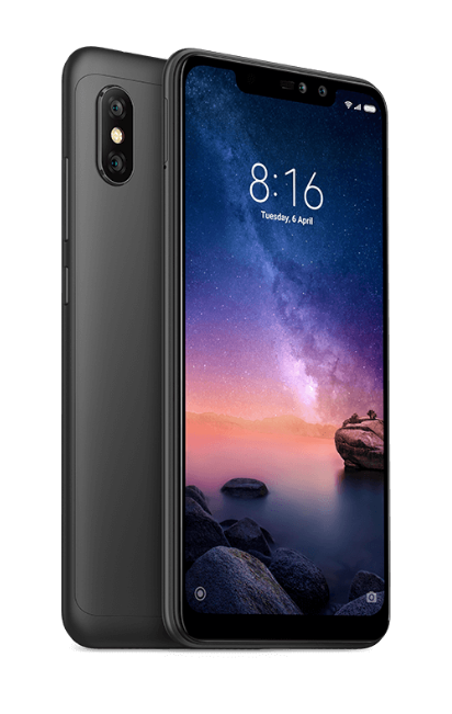 Móvil - Xiaomi Redmi Note 6 Pro, Negro, 64 GB, 4 GB RAM, 6.26", Snapdragon 636, 4000 mAh, Android