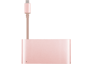 MOSHI USB-C Multiport adapter rozéarany