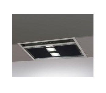 Campana decorativa - Nodor GTC L BK 90, Grupo filtrante, 645 m3/h, 5 niveles, Clase A, Negro