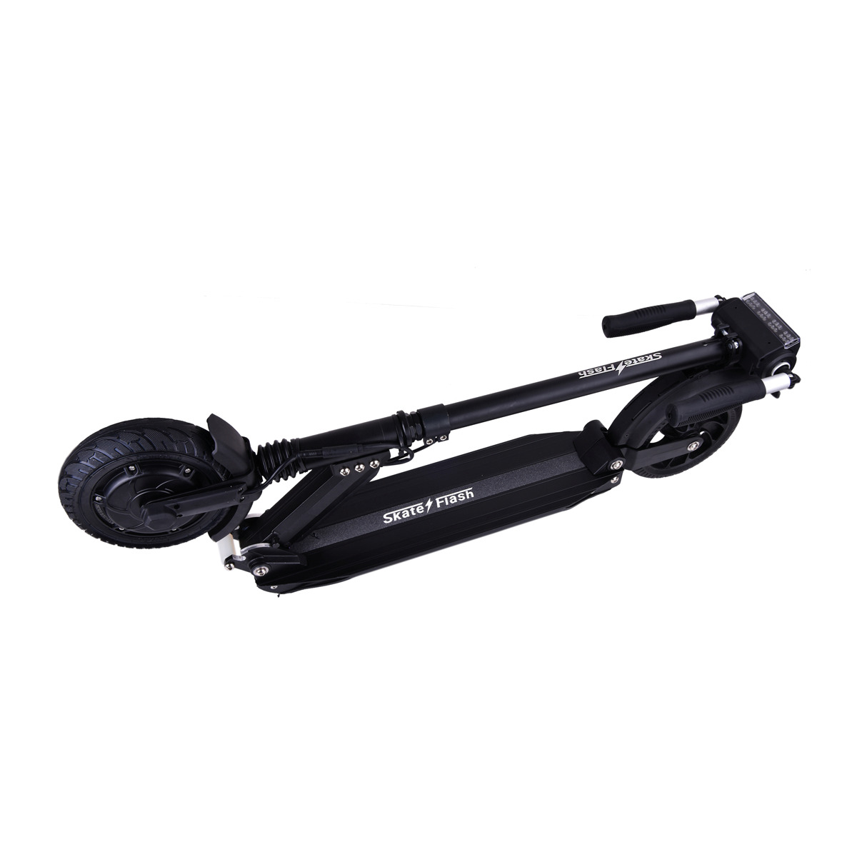 Patinete eléctrico - Skateflash SKURBAN 1.0, Autonomía 25 km, Plegable, Negro