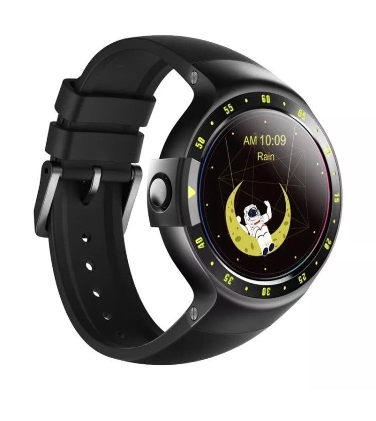 REACONDICIONADO Seminuevo(*) Reloj deportivo - Mobvoi TicWatch S, Actividad, Sueño, Música, 45mm, Negro