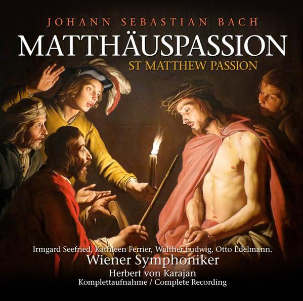 Albumcover: Männer in alter Kleidung, Figuren in Malerei, mit Titel und Text in Schwarz.