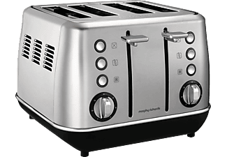 MORPHY RICHARDS 240106 EE Evoke Toaster Gebürstet (1800 Watt, Schlitze: 4)