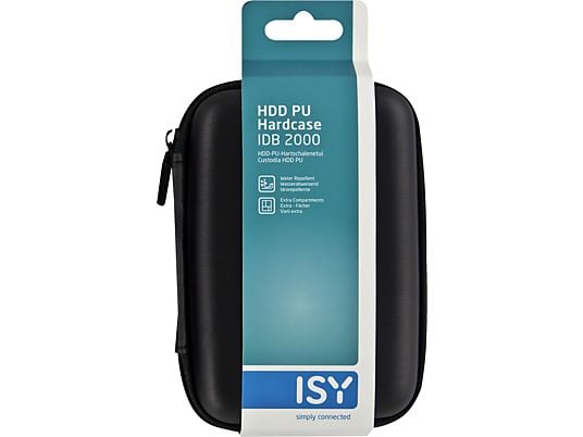 ISY IDB-2000 - Étui rigide PU pour HDD (Noir)