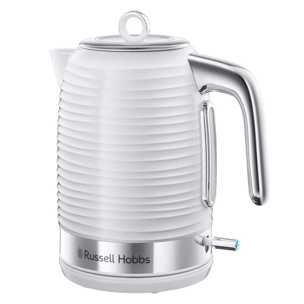 Russell Hobbs Hervidor de agua inspire blanco 2400 w 17 litros filtro 2436070 1.7