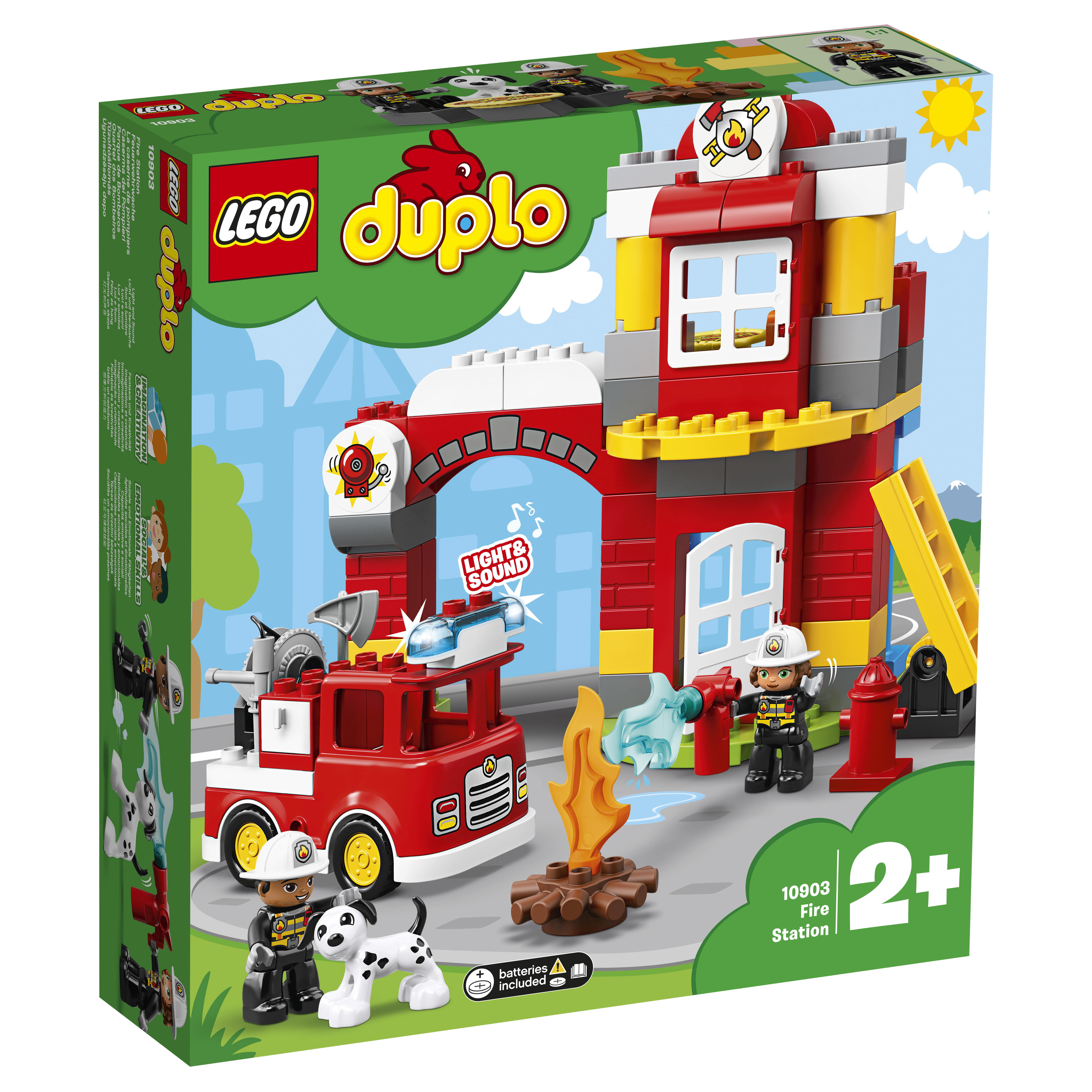 LEGO 10903 Feuerwehrwache Bausatz, Mehrfarbig