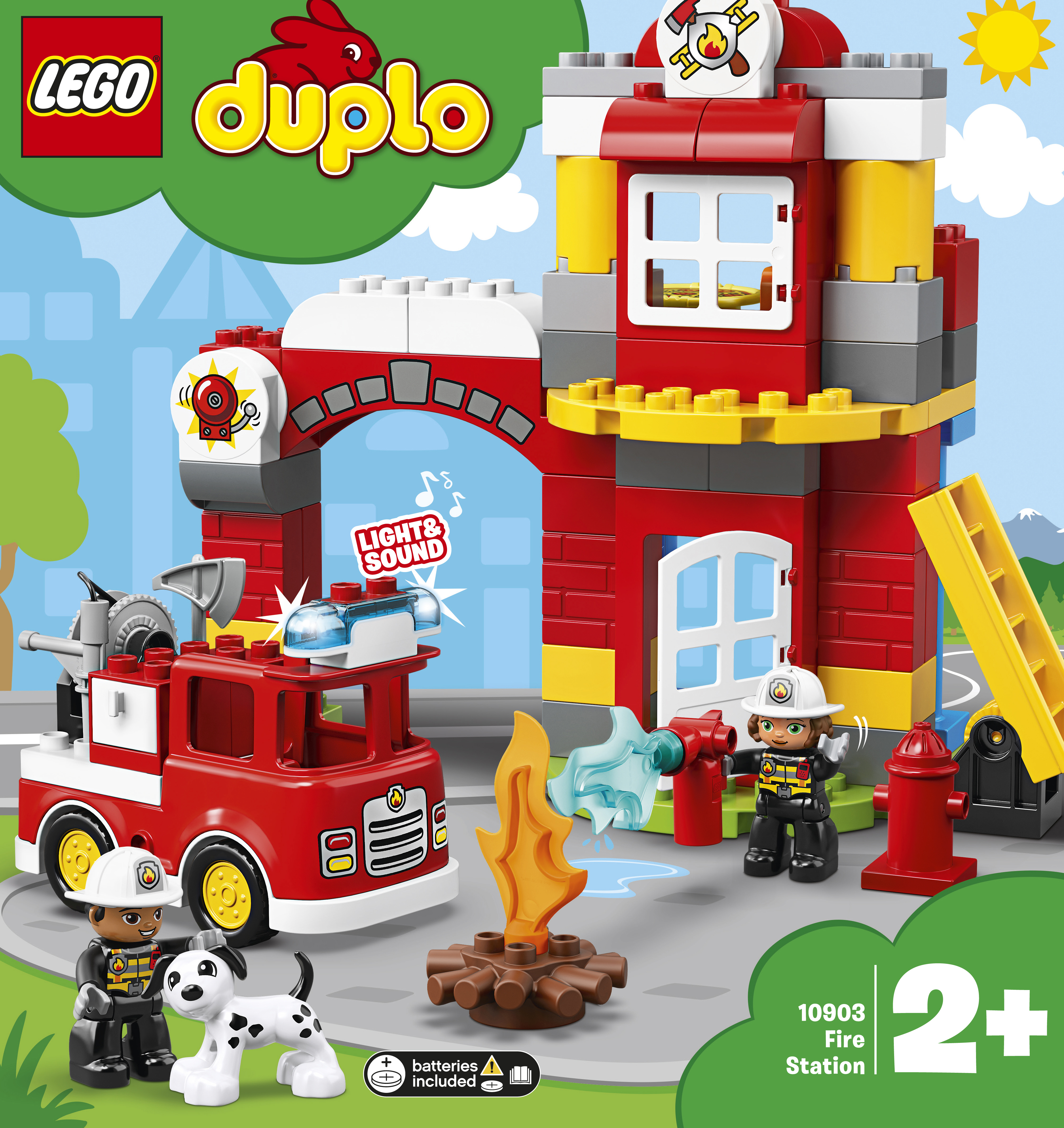LEGO 10903 Feuerwehrwache Bausatz, Mehrfarbig