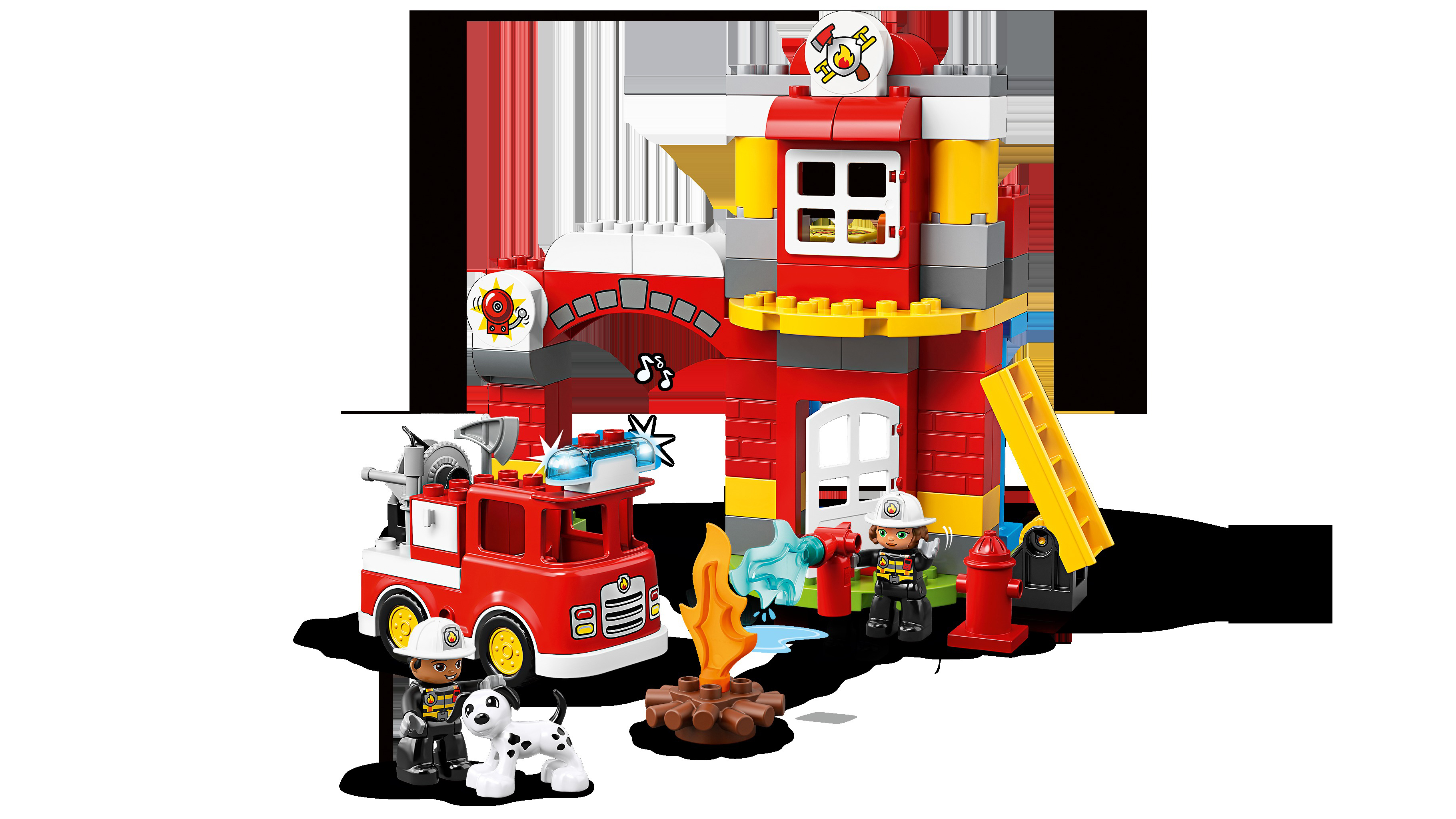 LEGO 10903 Feuerwehrwache Bausatz, Mehrfarbig