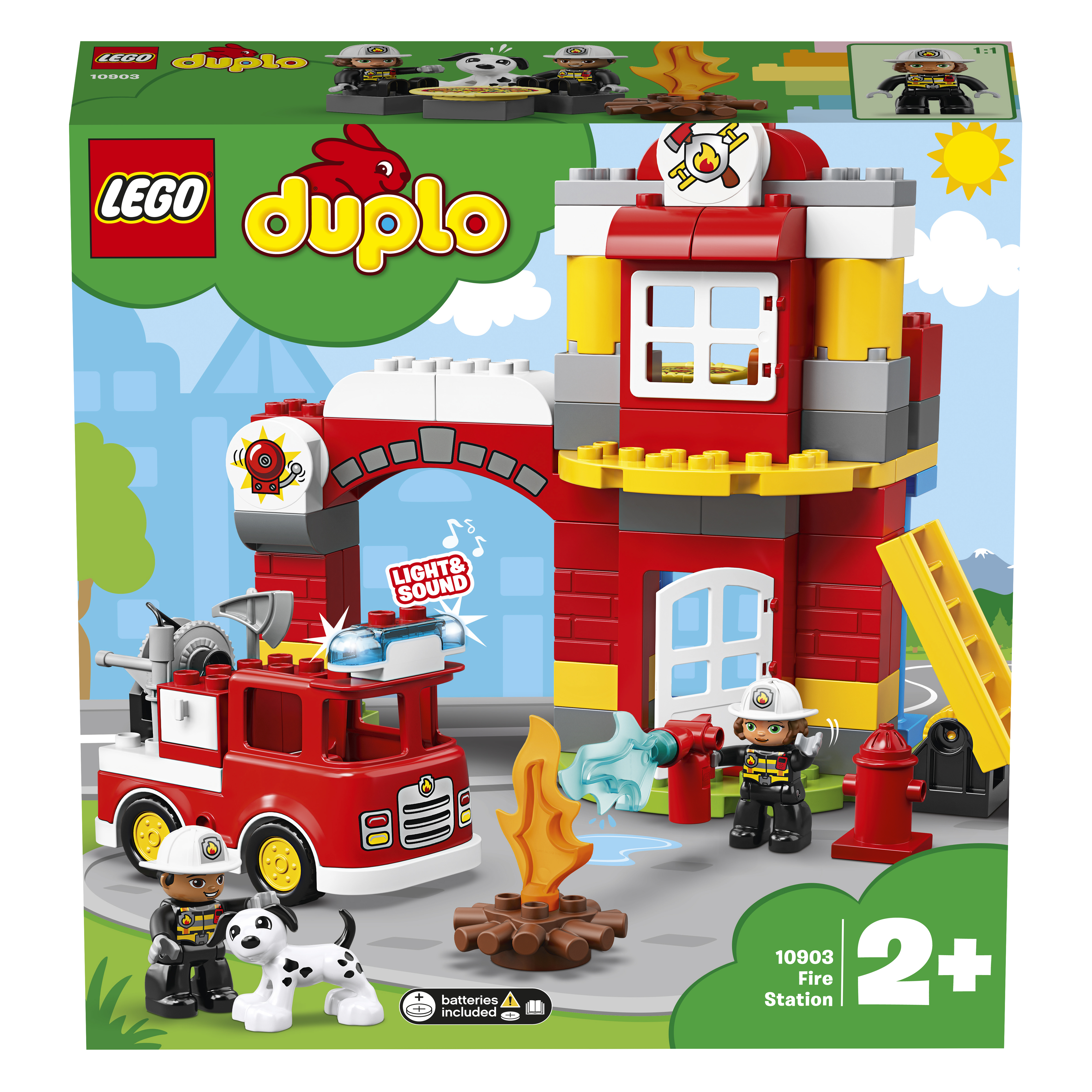 LEGO 10903 Feuerwehrwache Bausatz, Mehrfarbig