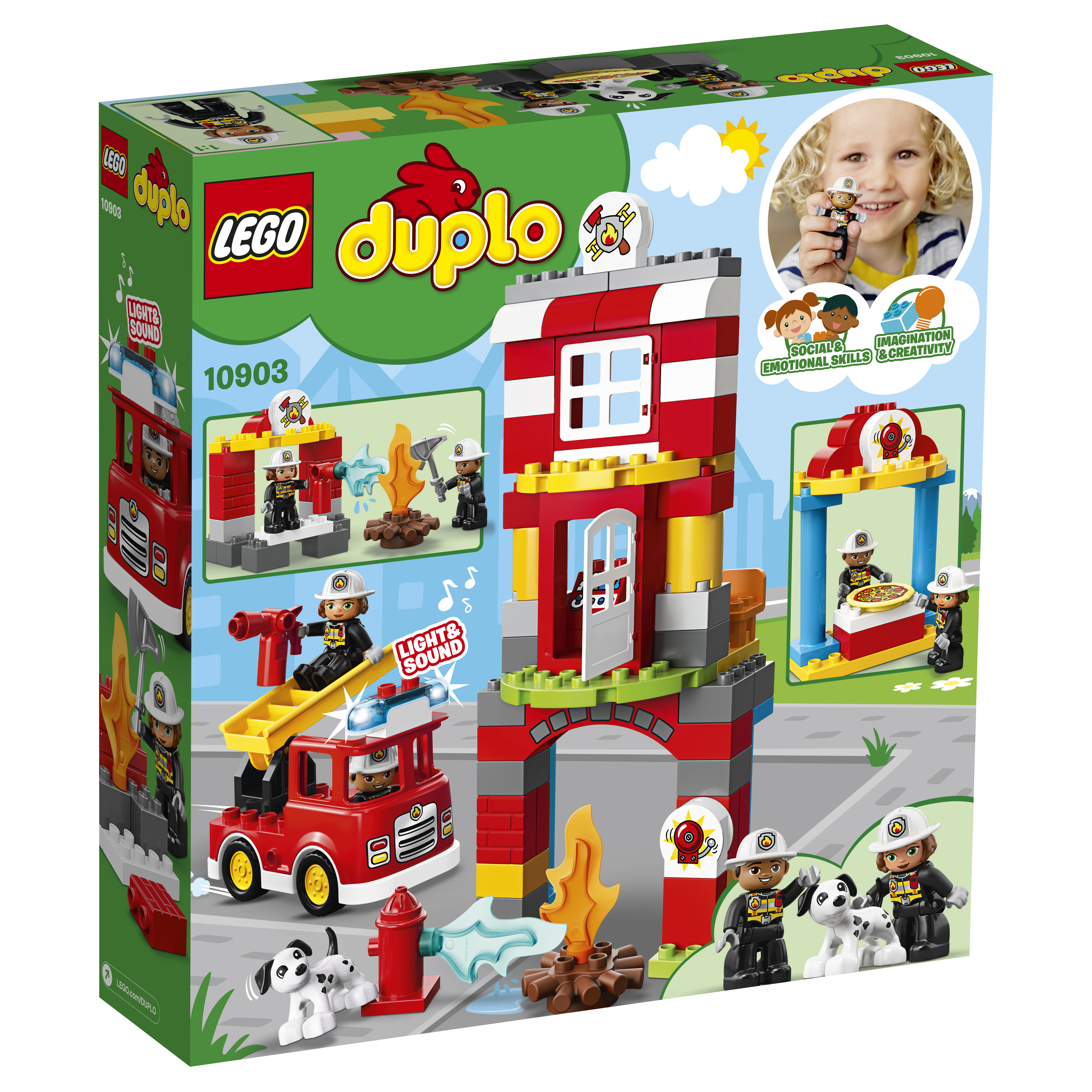 LEGO 10903 Feuerwehrwache Bausatz, Mehrfarbig
