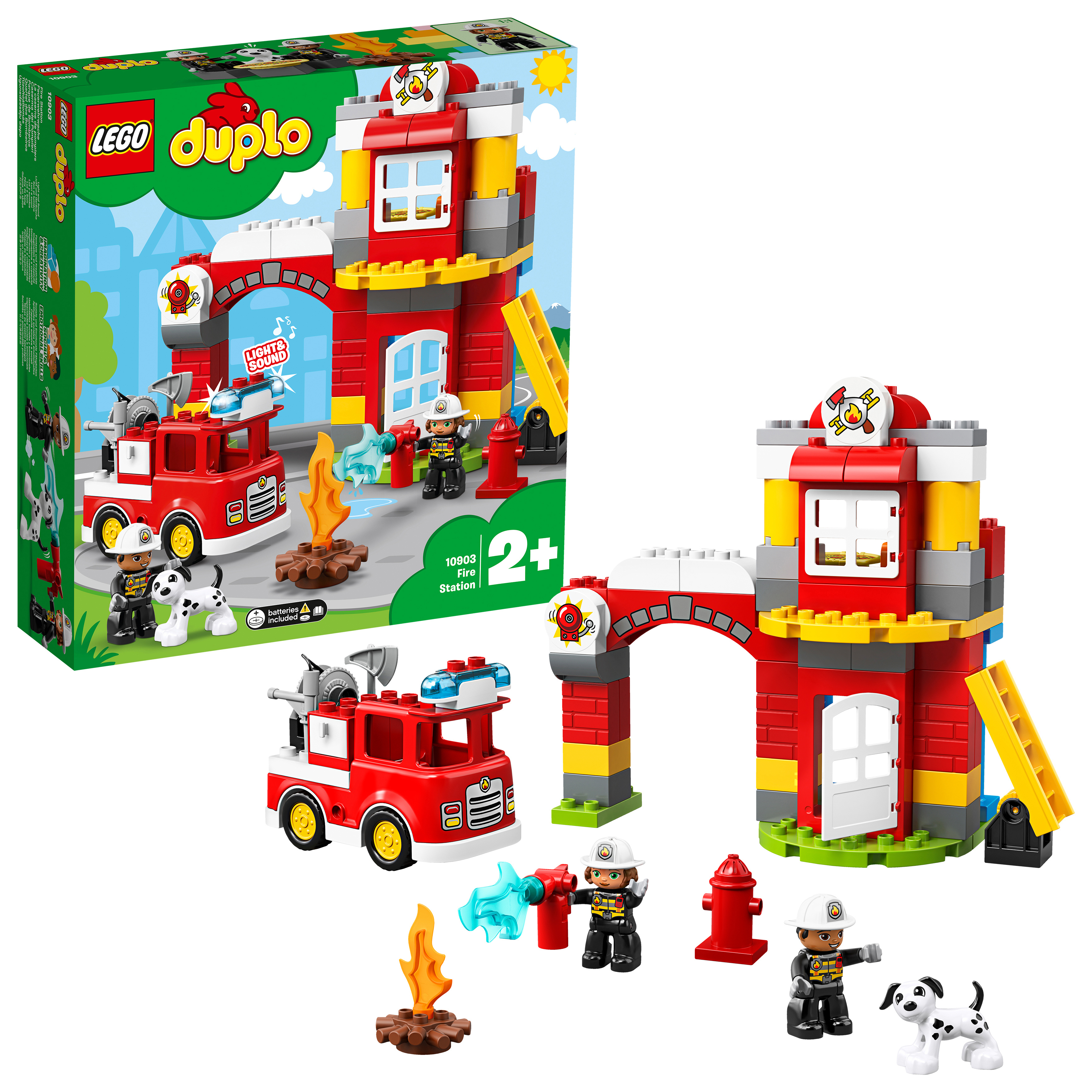 LEGO 10903 Feuerwehrwache Bausatz, Mehrfarbig