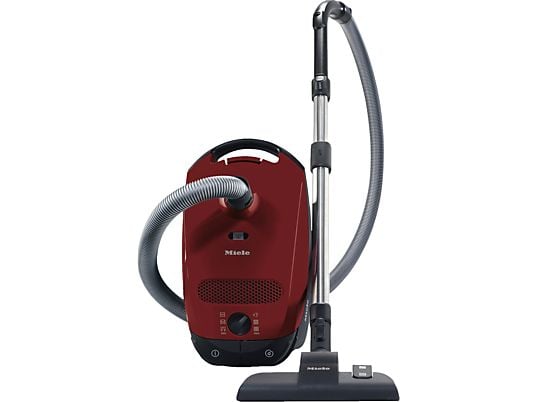 MIELE Classic C1 easy red PowerLine - Aspirateur (Rouge, Avec sachet)