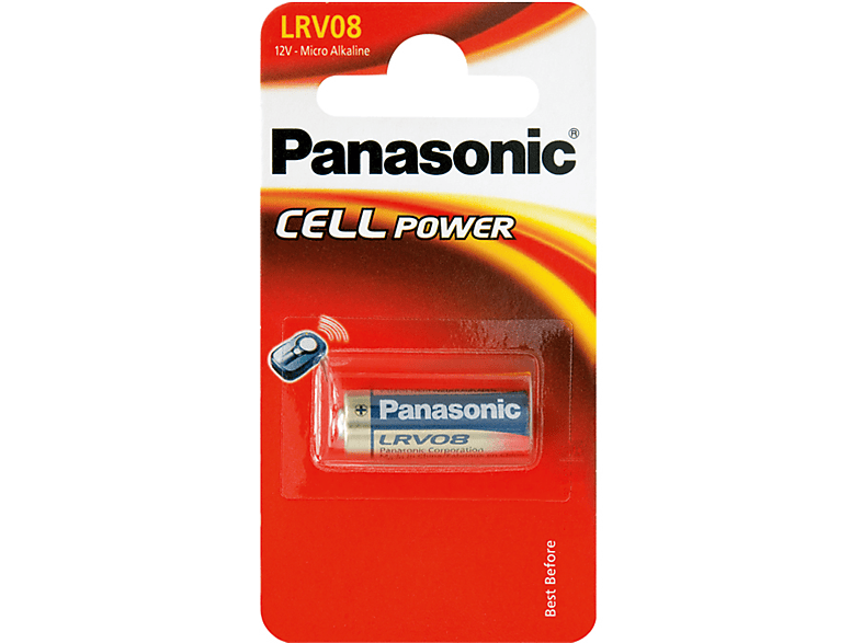 Pila cilíndrica - Panasonic LRV 08/1 BP, 12 V, 38 mAh