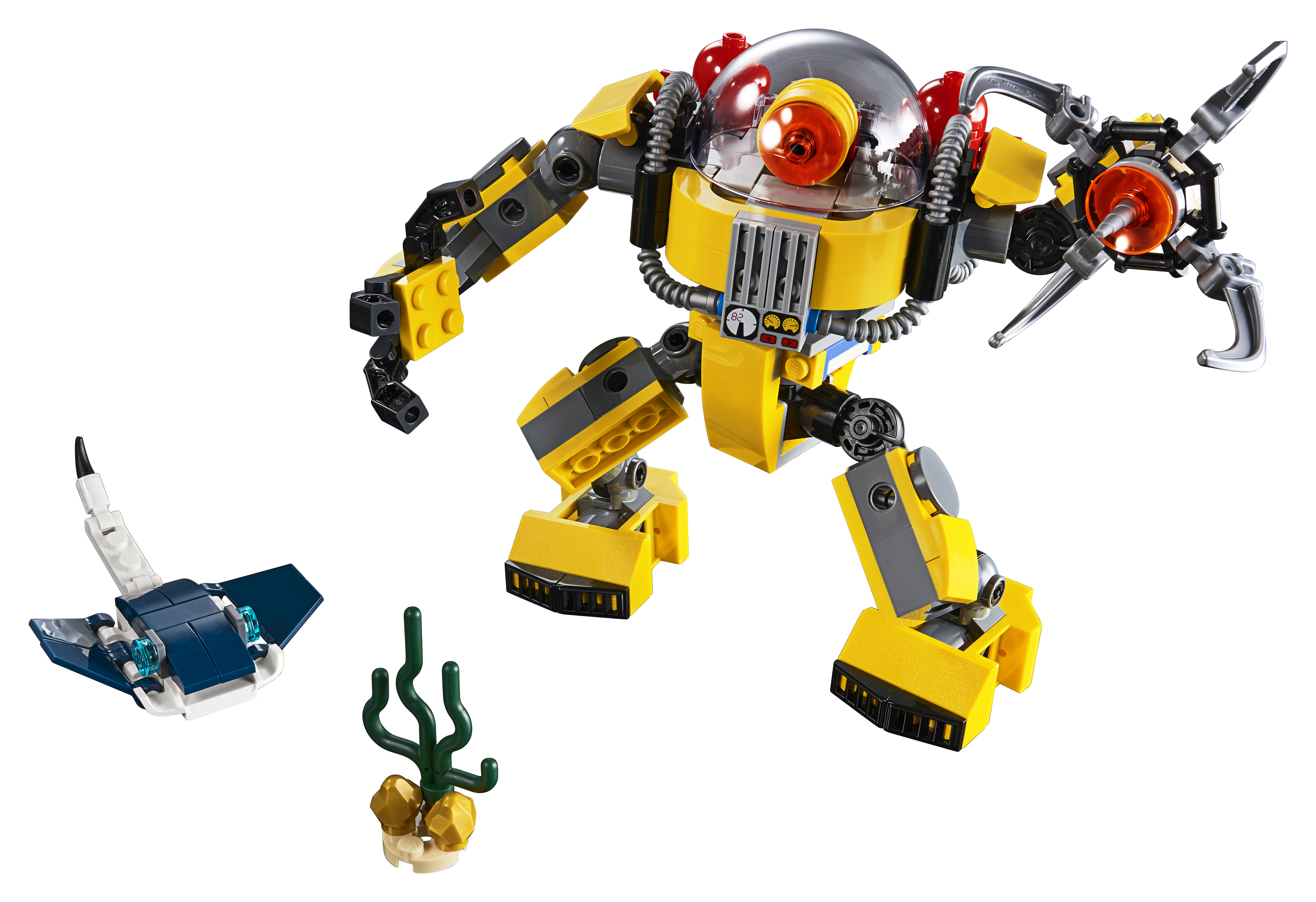 LEGO 31090 Unterwasser-Roboter Bausatz, Mehrfarbig