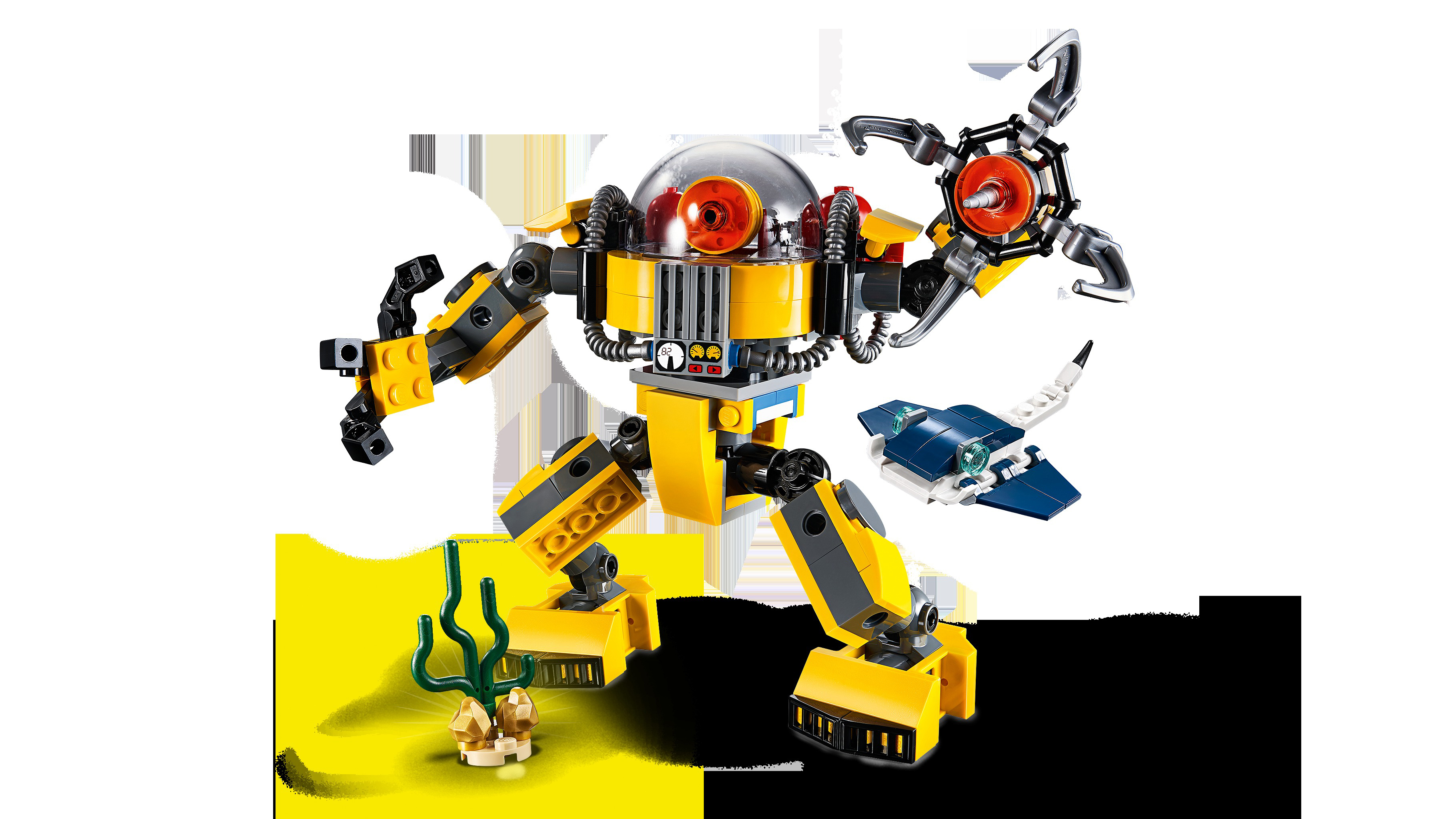 LEGO 31090 Unterwasser-Roboter Bausatz, Mehrfarbig