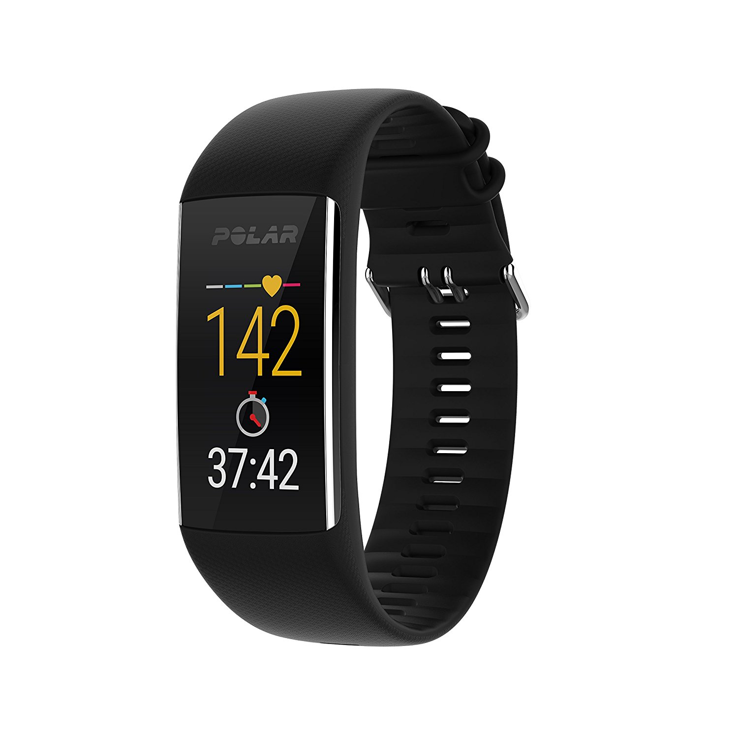 Pulsera de actividad - Polar A370, Sumergible, GPS, Bluetooth, Talla S, Negro