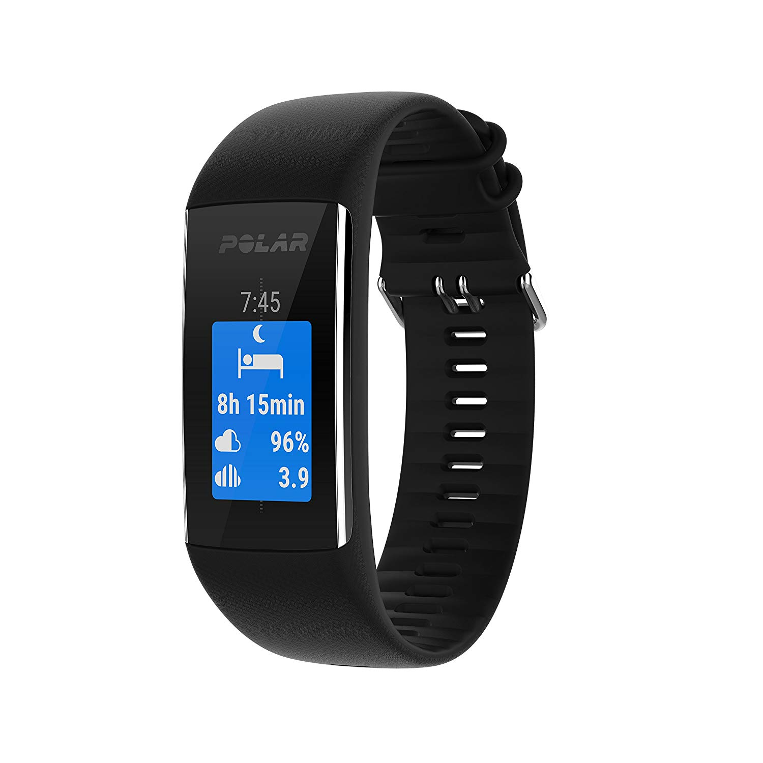 Pulsera de actividad - Polar A370, Sumergible, GPS, Bluetooth, Talla S, Negro