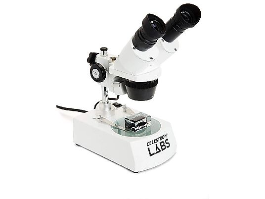 Microscopio - Celestron LABS S10-60, Hasta 60x, 2 juegos de lentes, Blanco