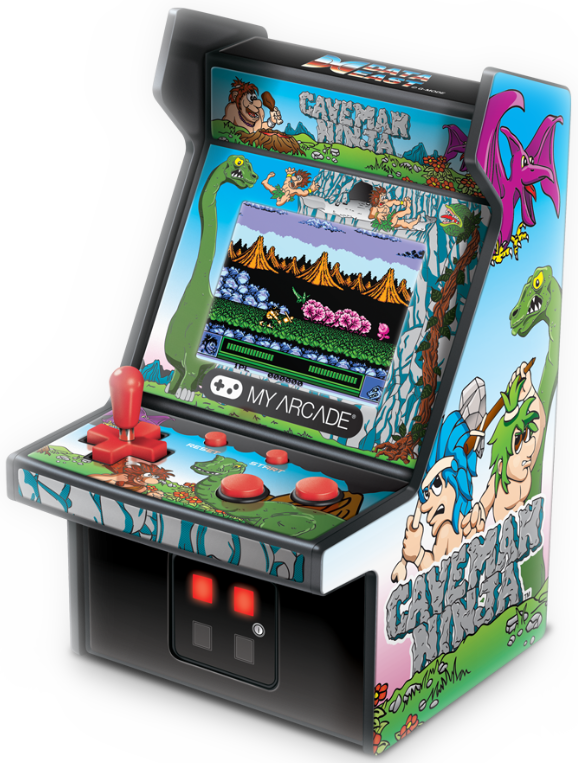 DREAMGEAR Caveman Ninja™ Micro Arcade Spielautomat DGUNL-3218