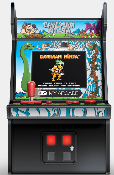 DREAMGEAR Caveman Ninja™ Micro Arcade Spielautomat DGUNL-3218