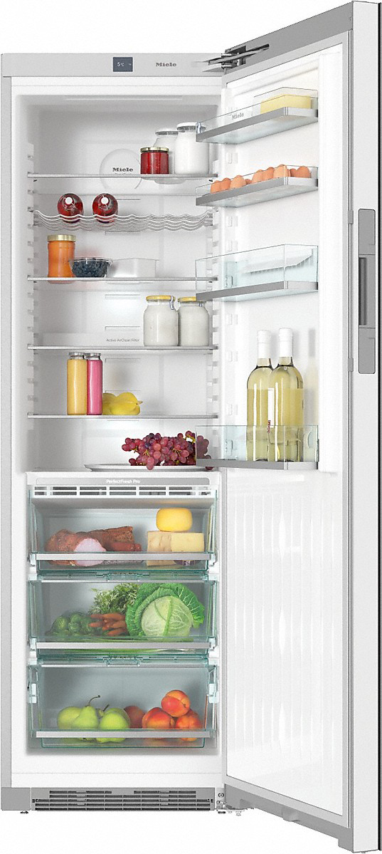 MIELE KS 28463 D bb Kühlschrank (372 l, C, 1850 mm hoch, Schwarz)