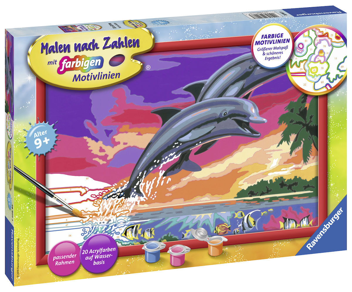 RAVENSBURGER Welt der Delfine MnZ Serie C