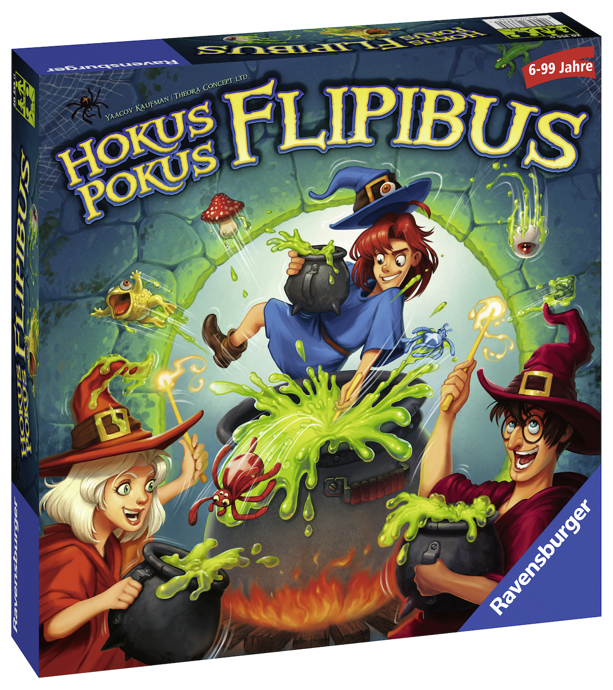 RAVENSBURGER Hokus-Pokus Flipibus Lustige Kinderspiele Mehrfarbig
