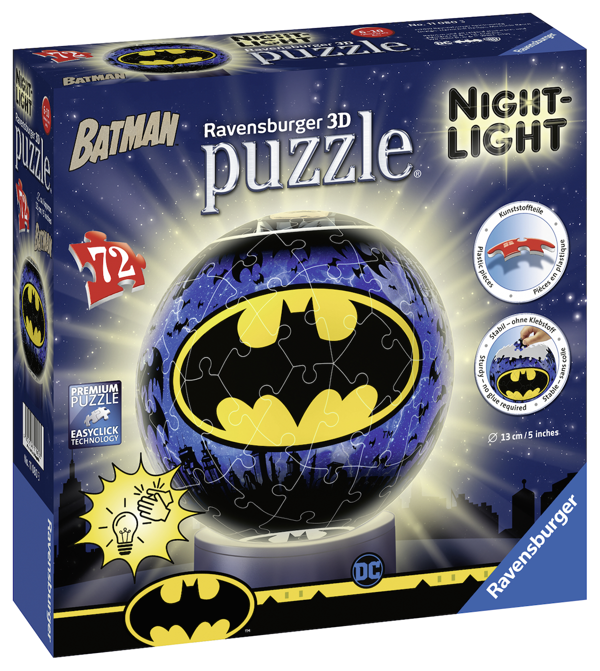 RAVENSBURGER Nachtlicht - Batman 3D Puzzle