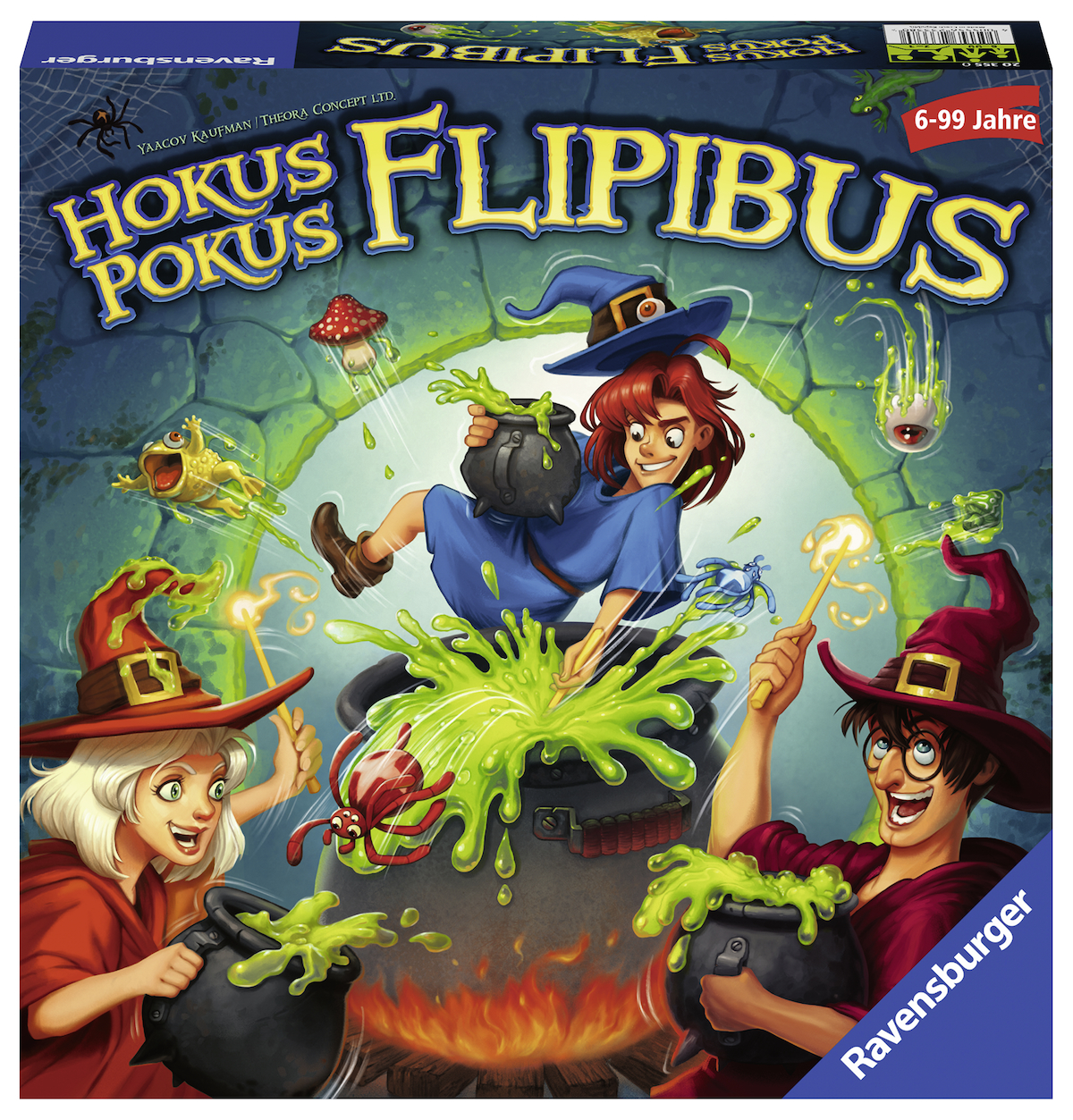 RAVENSBURGER Hokus-Pokus Flipibus Lustige Kinderspiele Mehrfarbig