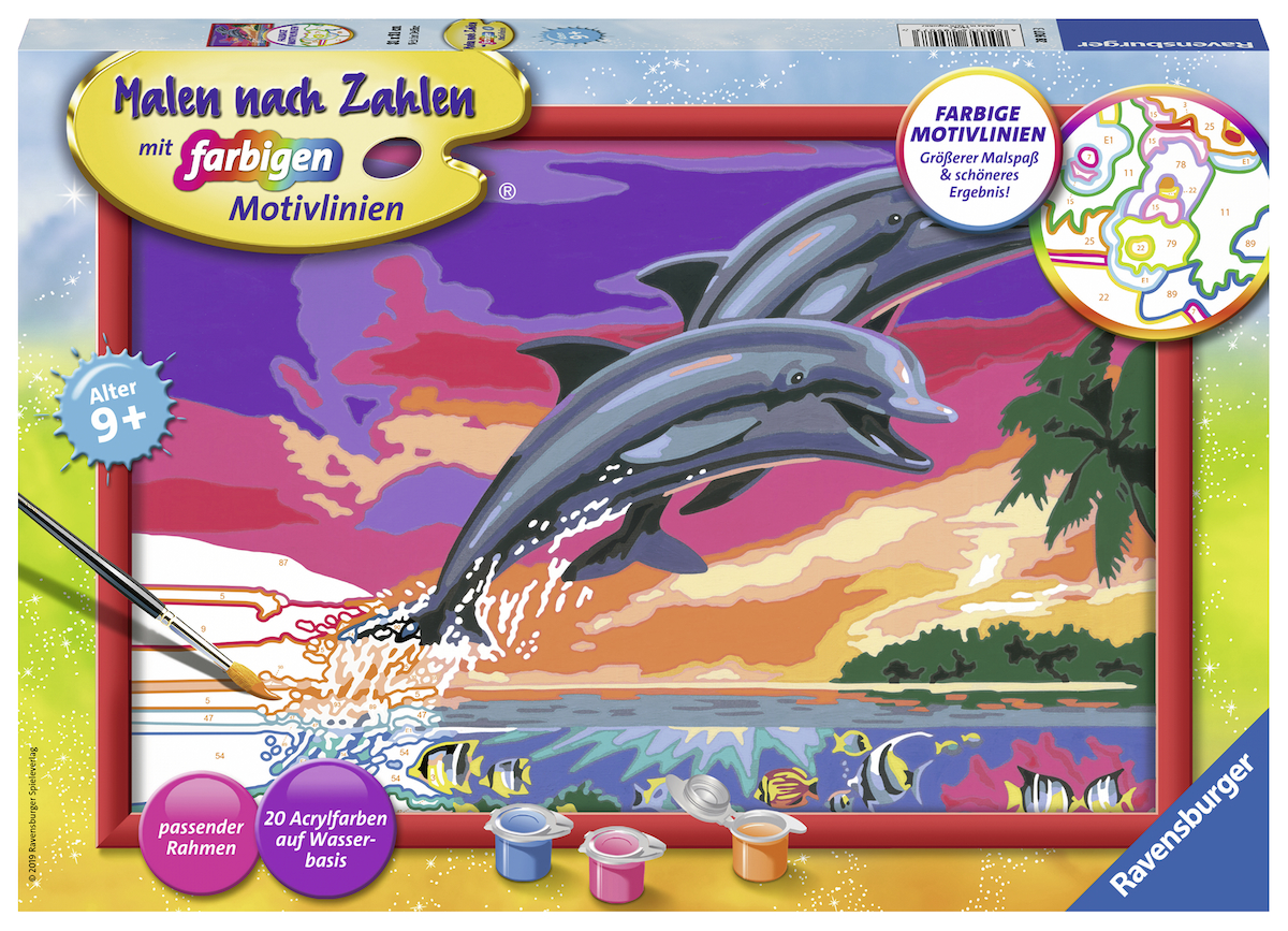 RAVENSBURGER Welt der Delfine MnZ Serie C